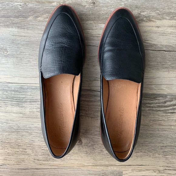 Madewell Shoes - Madewell The Frances Loafer Black Leather Size 6.5